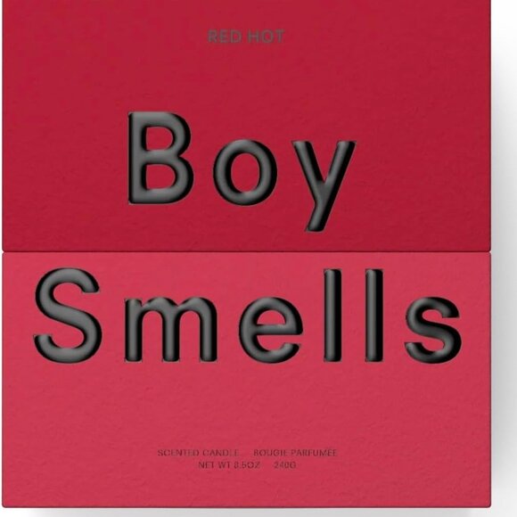 BOY SMELLS Candle 8.5 ounce NEW - RED HOT Charcoal Campfire Vibe Scent - NIB - Picture 5 of 6